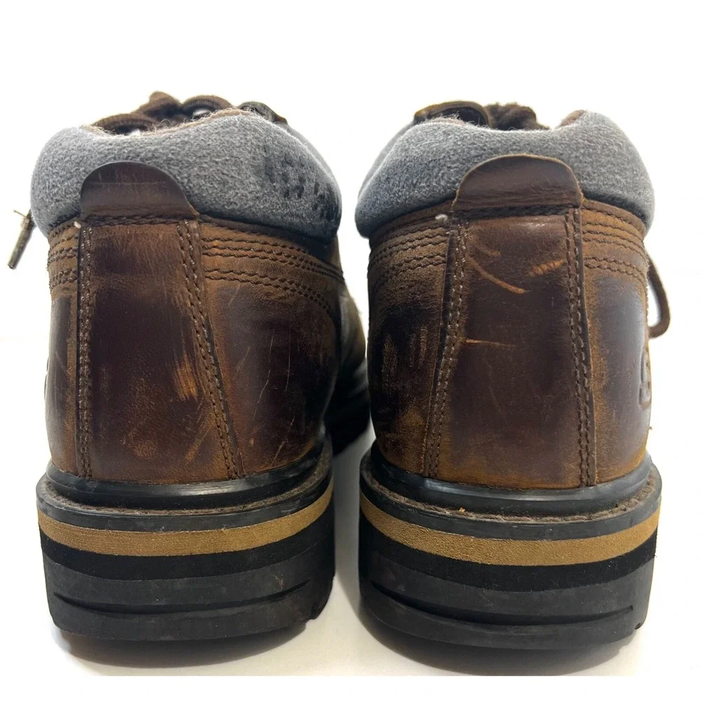 Skechers Mens Mariners Leather Utility Boots Size US 11.5 Brown
